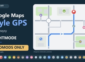 Google Maps Style GPS Lightmode - PROMODS Only V1.61
