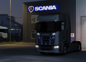 Scania SR Luminated Badges V1.61